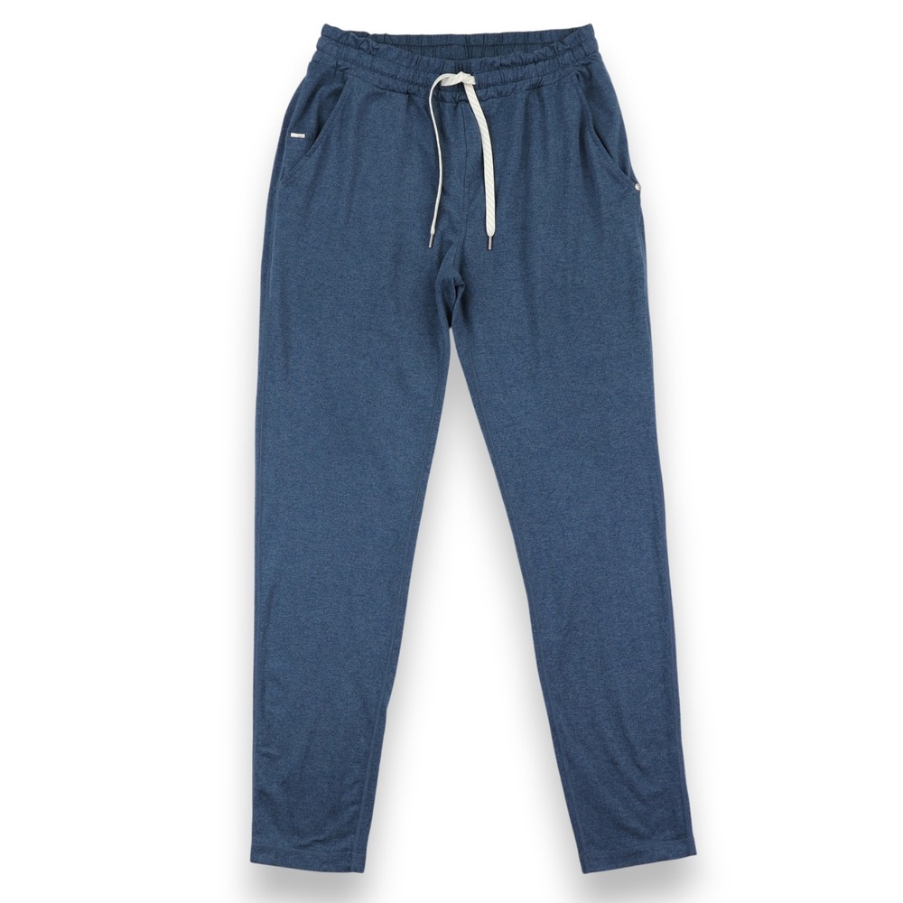 Vuori Pants Mens Medium Blue Ponto Performance Stretch Lounge Sweatpants V418